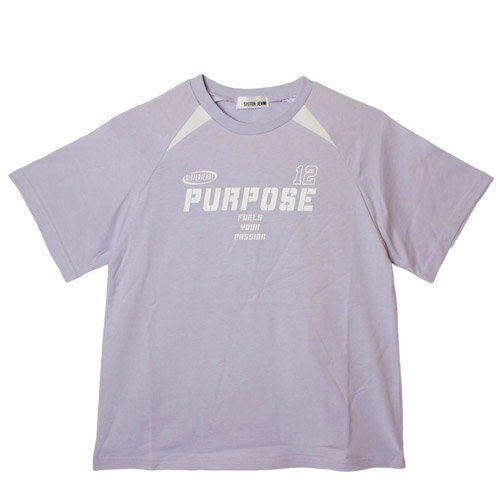 40%OFFセール SALE シスタージェニィ 子ども服 半袖Tシャツ 130cm-160cm SISTER JENNI ゲームシャツデザインビッグT ラベンダー メール便OK 2025春夏 シスタージェニィ シスタージェニー 子供服 女の子用 キッズ ジュニアのサムネイル