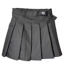 40%OFFセール SALE シスタージェニィ 子ども服 130cm-160cm SISTER JENNI バックル付きプリーツスカート チャコールグレー メール便OK 2025春夏 シスタージェニィ シスタージェニー 子供服 女の子用 キッズ ジュニア