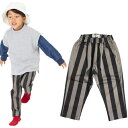 40%OFFセール SALE メイクユアデイ 子供服 ロングパンツ 80-140cm MAKE YOUR DAY ソウガラ テーパードパンツ ストラップ チャコ...