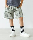 40%OFFセール SALE メイクユアデイ 子ども服 ハーフパンツ 80cm-140cm MAKE YOUR DAY UFO総柄パンツ オリーブ メール便OK...