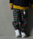 40%OFFセール SALE メイクユアデイ 子ども服 ロングパンツ 80cm-140cm MAKE YOUR DAY チェックパンツ ワイン メール便OK 2...