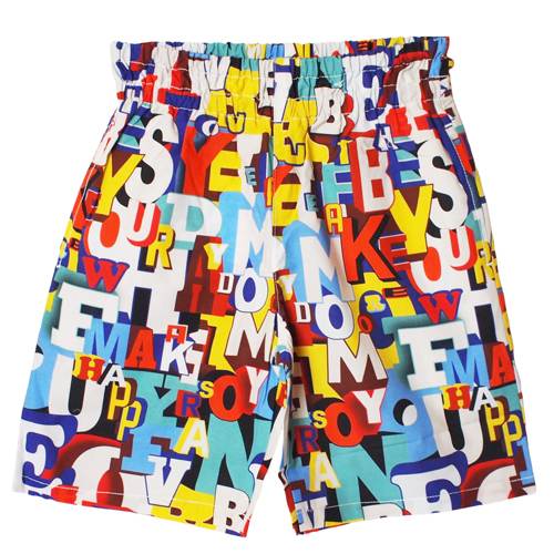 乐天商城 - MAKE YOUR DAY（メイクユアデイ） 総柄5部丈パンツ ハーフパンツ マルチ (80-140cm) メール便OK 2026春夏 新作