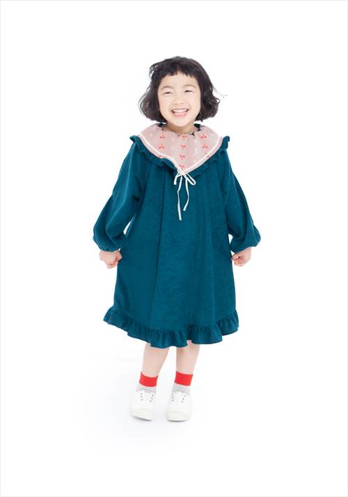 乐天商城 - 【40%OFFセール】MOL モル 90-150cm yu-zora one piece ワンピース グリーン Lサイズまではメール便配送 S(90cm-105cm)/M(105cm-120cm)/L(120cm-135cm)/LL(135cm-150cm) mol20awop03 子供服 SALE