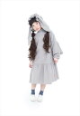【60%OFFセール】MOL モル 90-150cm bird frill onepiece ワンピース グレー メール便OK S(90cm-105cm)/M(...
