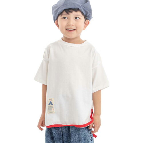 50%OFF SALE セール MOL モル 90-150cm stroll T-shirt ストロールTシャツ オフホワイト メール便OK S(90cm-105cm)/M(105cm-120cm)/M(105cm-120cm)/L(120cm-135cm)/LL(135cm-150cm) mol22ssts06 半袖Tシャツ 子供服 ママと親子お揃いコーデも