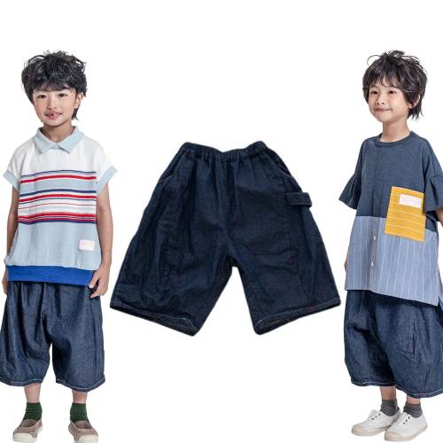 Denim - MOL（モル） street denim ストリートデニムパンツ ネイビー (90-150cm) メール便OK 2026春夏 新作