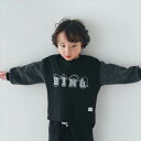 40%OFFセール SALE ニコフラート 子ども服 90cm-140cm nicohrat 恐竜トレーナー ブラック 2024秋冬 メール便不可 90cm/1...