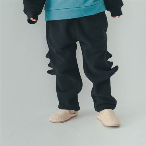 40%OFFセール SALE ニコフラート 子ども服 フリースパンツ 90cm-130cm nicohrat 恐竜トゲロングパンツ ブラック 2024秋冬 メール便不可 90cm/100cm/110cm/120cm/130cm 子供服 ベビー服 キッズ kids baby