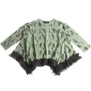 60%OFF SALE セール nunuforme ヌヌフォルム 115-145cm フリルT グリーン メール便OK 115cm/125cm/135cm/14...