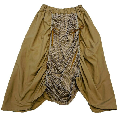 乐天商城 - 60%OFF SALE セール nunuforme ヌヌフォルム 155cm/163cm(Ladies') ドローストリングスカート ブラウン メール便不可 1(155)/2(163) 春夏 43-nf17-715-025A レディース リンクコーデ 親子お揃いも