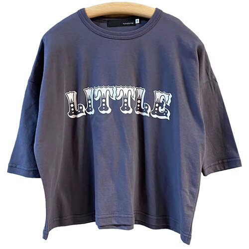 ヌヌフォルム 子供服 Tシャツ 85-145cm nunuforme little T チャコール 7～8部袖Tシャツ 2023AW 秋冬 メール便OK 85cm/95cm/105cm/115cm/125cm/135cm/145cm キッズ 子ども服 ベビー服 baby kids junior 新作 16-nf20-851-500