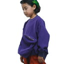50%OFFセール SALE ヌヌフォルム 子供服 トレーナー 105-145cm nunuforme ビッグポケットT パープル 2023秋冬 メール便不可 ...