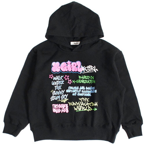 40%OFFセール SALE X-girl Stages 子供服 スウェットプルオーバーパーカー 80-140 エックスガールステ..