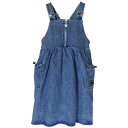 35%OFFセール SALE X-girl Stages 子ども服 80-140cm エックスガールステージス フロントジップカーゴ ジャンパースカート ブルー メール便OK 2024秋冬 XGIRL エックスガール キッズ