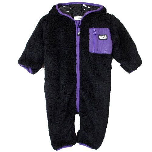 35%OFFセール SALE X-girl Stages ベビー服 70cm エックスガールステージス フラッフィーカバーオール クロ ブラック メール便不可 2024秋冬 70cm XGIRL エックスガール ベビー 子ども服 アウター ボア 防寒 子供服 baby