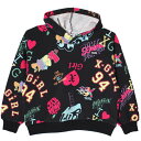 35%OFFセール SALE X-girl Stages 子ども服 100-140cm エックスガールステージス MIXロゴパーカー クロ 120cmまではメー...