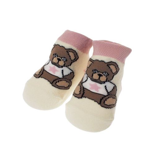 X-girl Stages エックスガールステージス ベビー用 靴下 9-13cm ベアジャガードベビーソックス アイボリー メール便OK F(9cm-13cm) エックスガール キッズ ベビー服 baby 赤ちゃん 子供服 KIDS 新生児 出産祝い 女の子