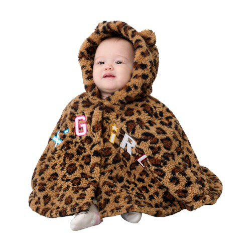 X-girl Stages ベビー服 F(Baby) エックスガールステージス ロゴ刺しゅうアップリケフラッフィーポンチョ ベージュ メール便不可 2025秋冬 アウター 羽織 ケープ マント 新生児 出産祝い 赤ちゃん XGIRL エックスガール キッズ BABY ベビー服