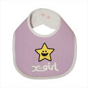 X-girl Stages ベビー用 スタイ エックスガールステージス キラッキー&ロゴスタイ ラベンダー メール便OK XGIRL エックスガール キッズ ベビー服 baby 赤ちゃん 子供服 新生児 出産祝い 女の子 よだれかけ
