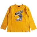 50%OFF SALE セール エクストララージ キッズ XLARGE KIDS 80-140cm ダイナソー長袖Tシャツ キイロ メール便OK 80cm/90...