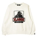 35%OFFセール SALE エクストララージ キッズ 子ども服 トレーナー 90-140cm XLARGE KIDS OGゴリラトレーナー シロ 110cmま...