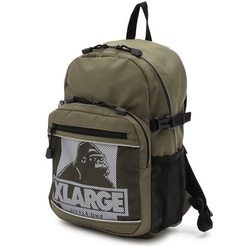 Other - XLARGE KIDS（エクストララージキッズ） OGメッシュポケットバックパック カーキ F(縦約41cm×幅約30cm×マチ約13cm 容量19リットル) メール便不可 2026春夏 新作