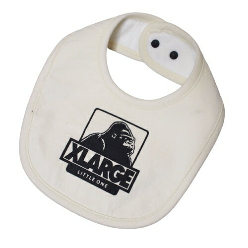 乐天商城 - XLARGE KIDS（エクストララージキッズ） OGスタイ アイボリー FREE(巾約19cm×スタイ丈約13cm) メール便OK 2026春夏 新作
