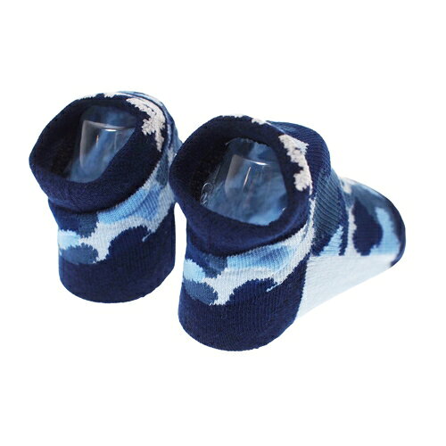 XLARGE KIDS（エクストララージキッズ） ベビー用 靴下 F(9-13cm) ファニーゴリラカモ総柄 ベビーソックス ブルー メール便OK 2026春夏 新作