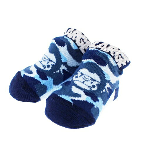 乐天商城 - XLARGE KIDS（エクストララージキッズ） ベビー用 靴下 F(9-13cm) ファニーゴリラカモ総柄 ベビーソックス ブルー メール便OK 2026春夏 新作