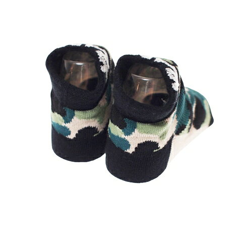 XLARGE KIDS（エクストララージキッズ） ベビー用 靴下 F(9-13cm) ファニーゴリラカモ総柄 ベビーソックス グリーン メール便OK 2026春夏 新作