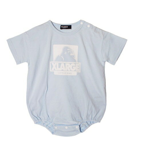 乐天商城 - XLARGE KIDS（エクストララージキッズ） ベビー服 半袖ロンパース 70cm OG 半袖ロンパース ライトブルー メール便OK 2026春夏 新作