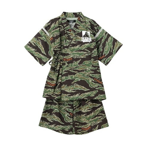 メーカー希望小売価格はメーカー商品タグに基づいて掲載しています 背中と胸元にOGゴリラをプリントしたカッコいい甚平です。 人気があるメランジ調の総柄とオリジナルタイガーカモ柄の2パターン展開。 袖つけ部分のはしごレースが涼しげな印象を与えます。 ひんやりと心地よい接触冷感素材で、汗ばむ季節のイベントにも活躍するアイテムです。 内側にお名前を記入できるタグつき。 【透け感】透けない 【生地の厚さ】普