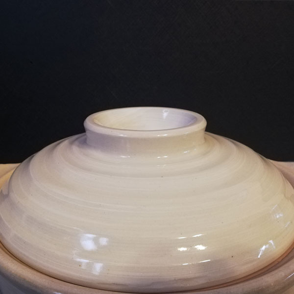 【取寄品】 伊賀焼 土鍋 白刷毛目 <8号鍋>...の紹介画像3