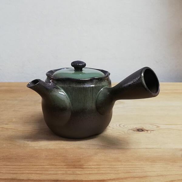 【取寄品】 萬古焼 はなはな急須 2号 森林 丸アミおしゃれ かわいい 可愛い 茶器 ...