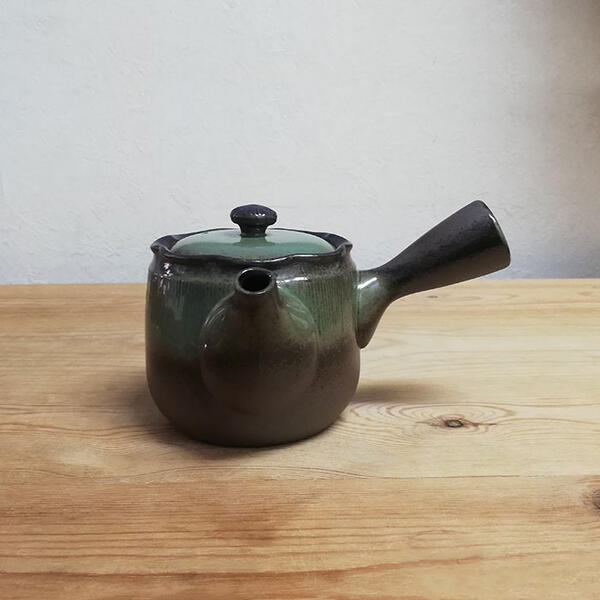 【取寄品】 萬古焼 はなはな急須 2号 森林 丸アミおしゃれ かわいい 可愛い 茶器 ...