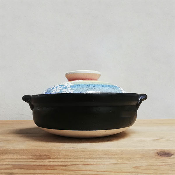 【取寄品】 萬古焼 土鍋 華やぎ <6号鍋>6...の紹介画像3