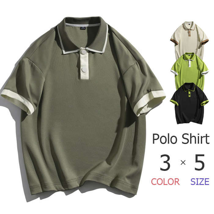 楽天アリアリポロシャツ PoloTシャツ PoloT メンズ 春 夏 トップス 半袖Tシャツ ゴルフシャツ 復古 紳士服 男性用 紳士 男性 半袖T 無地 メンズカジュアル ファッション おしゃれ カッコイイ 涼し 楽ちん 吸汗 速乾 夏服 普段着 デート ゴルフ ゴルフウェア リゾート 旅行 着回し