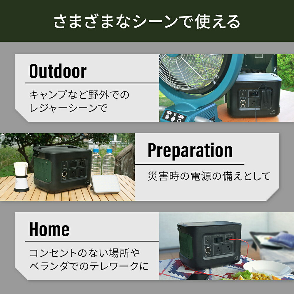 ebi �����䥢���ȥɥ����Ÿ����Ȥ��� �ݡ����֥��Ÿ� 622Wh 172800mAh Ʊ������600W�ޤ� 2ǯ�ݾ� ����̵��