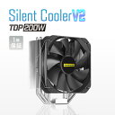 CPUクーラー TDP200W対応 新DTH採用 Silent Cooler V2 その1