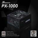 【10%OFFクーポン配布中 3/11(月)09:59まで】 Seasonic製 ATX電源 1000W 80PLUS PLATINUM認証 12年保証