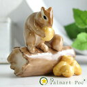 【スーパーセール◆10%OFF】(Palnart Poc ZAKKA)リスの食卓(co003)(定形外郵便不可)(置き物/栗鼠/動物/アニマル/モチーフ/パルナ...