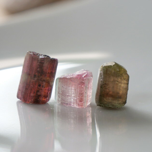 (roughloose) トルマリン / 3本セット原石 [5.8g]