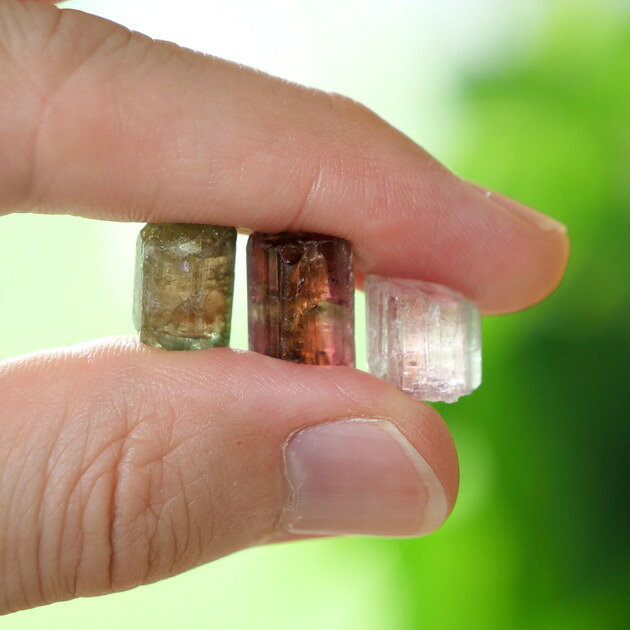 【スーパーセール◆10%OFF】(roughloose) トルマリン / 3本セット原石 [5.8g]