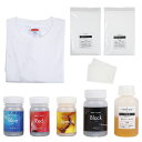染料|OWNLY ONE Tシャツ染色キット 淡色(4色セット+促染剤+固着剤+均染剤+Tシャツ+テスト布) 染色 布 染め粉 染色キット Tシャツ 染め直し ...
