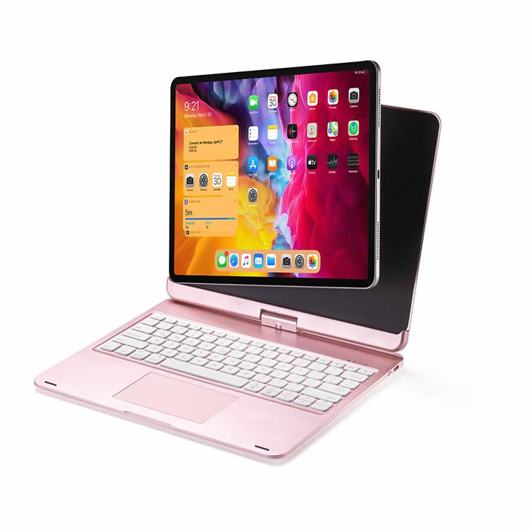 iPad Pro 12.9 第3世代 第4世代 ワイヤレス bluetooth キーボード 360度回転 タッチパッド 磁力吸着 カバー リチウムバッテリー内蔵 人気 かっこいい リモートワーク アイパッド プロ ownstyle-10001440 OWN STYLE サンプル画像2