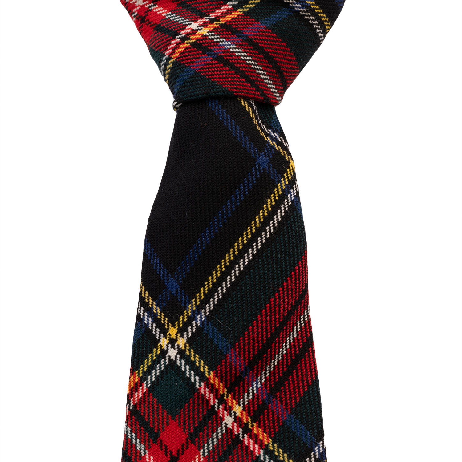 TN14 Black Stewart ウーステッドウール　タータンネクタイ GREEN GROVE　Black Stewart　タータンチェック ネクタイです。 幾つかの色の帯が水平に、垂直に交差するこちらの独特な柄は、スコットランド発祥の...