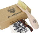 G.B.KENT 英国製 Beard Brush ひげ用ブラシ ひげ用コーム81T セット 英国王室御用達 高級 プレゼント ギフト BRD2