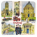 Emma Ball Coasters コースター Amazing Oxford EBCW050 Emma Ball　Amazing Oxford　コースターです。 英語圏最古の大学で、38のカレッジで構成されるオックスフォード大学も、イングランドの象徴的な場所です。 大学内最大のカレッジ「クライスト・チャーチ」にある荘厳な大広間「ザ・グレート・ホール」は、映画ハリー・ポッターに登場するホグワーツ魔法魔術学校の食堂のモデルとなった場所でした。他にも、ランドマークである時計塔「カーファックス・タワー」、1700年代に大学敷地内に建てられた図書館「ラドクリフ・カメラ」、世界最初の大学博物館「アシュモレアン博物館」、ヴェニスのため息橋に似ていることから「ため息橋」とも呼ばれる「ハートフォード・ブリッジ」など、オックスフォードの歴史的建築物の数々がぎっしりと描かれたコースターです。 散策したあとは、オックスフォードソーセージとビールで至福のひととき…も良いかも知れません。旅する気分になれるドラマティックなデザインです。 サイズ 約 10cm× 10cm 重さ 約 50〜55g 【本体】メラミン樹脂 100% 表面の耐熱温度　95℃ 【配送方法について】 ・配送方法はメール便のみです ・代金引き換え、配送日時指定はご利用いただけません ・複数商品をご注文の場合、宅急便での配送に変更になる場合があります ・合計 \3,980(税込)のご注文で配送料無料です