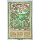 ティータオル 100%コットン The Perfumed Garden TT874C サイズ： 約 46.5×73cm ※デザインによって、多少大きさに誤差がございます。【配送方法について】 ・配送方法はメール便のみで、ポスト投函です ・代引き、配達日時指定はご利用いただけません ・他商品もご購入の場合で、合計金額が￥3,980未満の場合には、送料がかかることがございます　