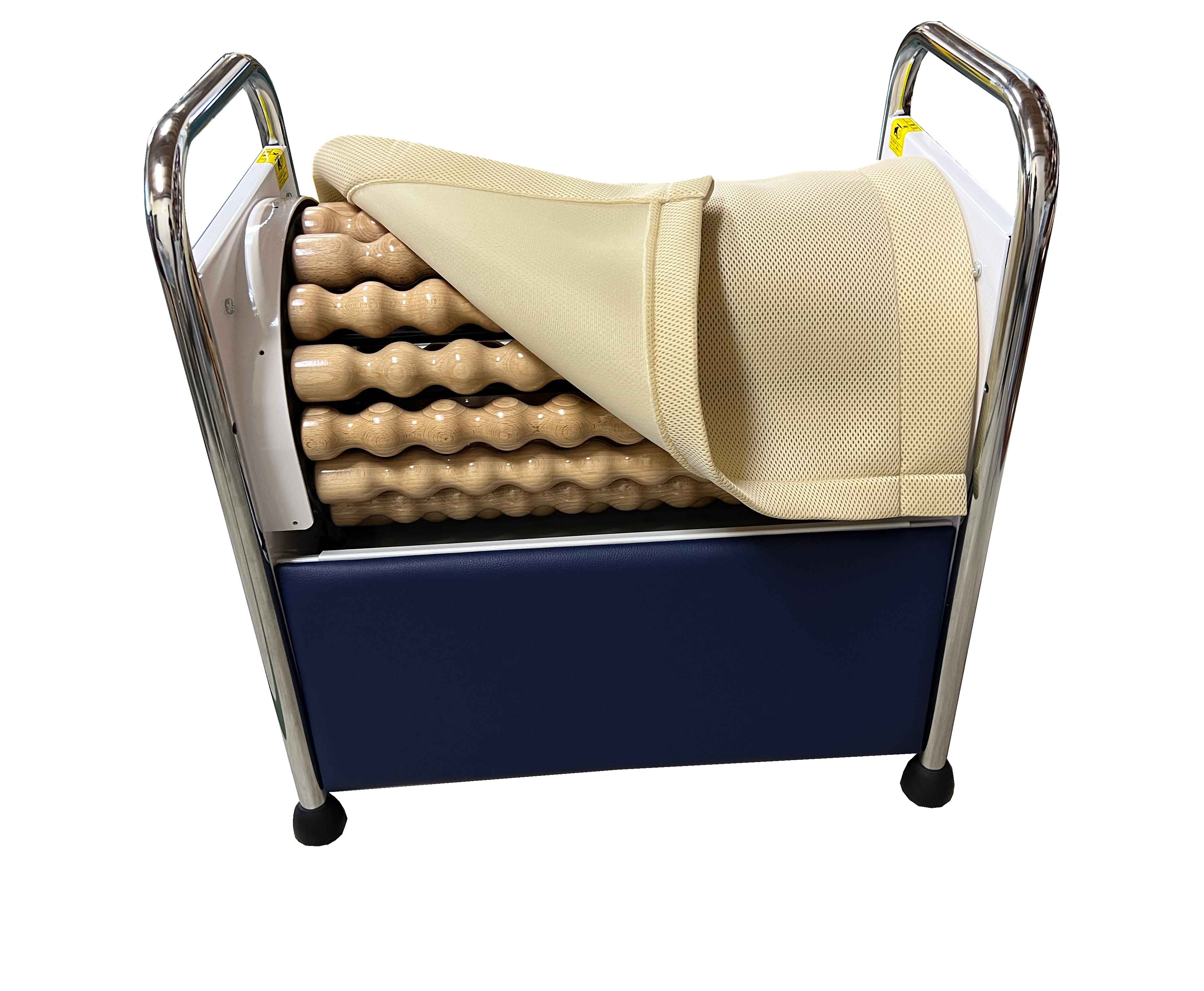 通販ショップオーエックスのグリーンポート（平岩製作所）　ビューティーローラーD（ローラーマッサージ）BD-330DB　ダークブルー｜アングル2